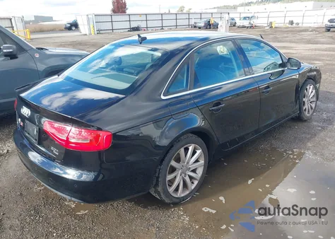2013 Audi A4 2.0T Premium from USA, damaged, VIN WAUFFAFL8DN047881